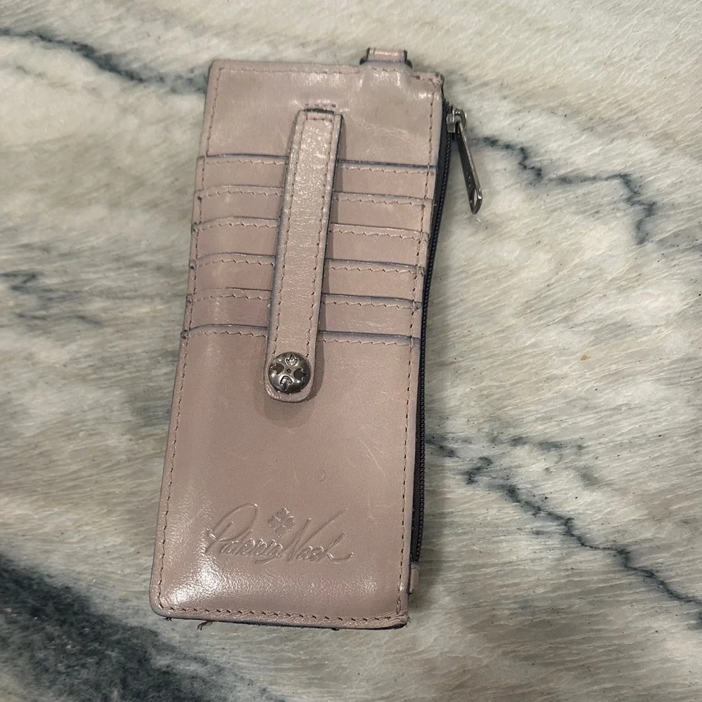 Patricia Nash Beige Leather Card Holder Wallet - Picture 1 of 2
